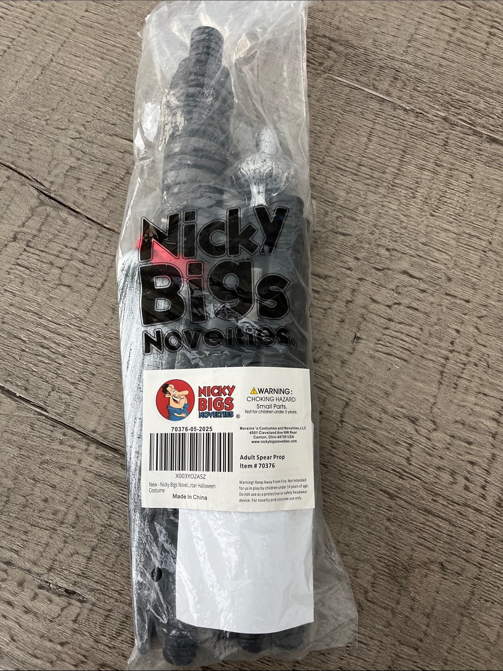 Nicky Bigs Costume Prop Accessory Roman Gladiator Odyssey